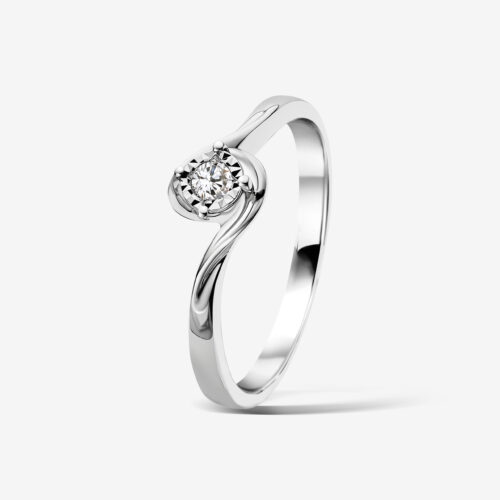 lazo diamond engagement ring