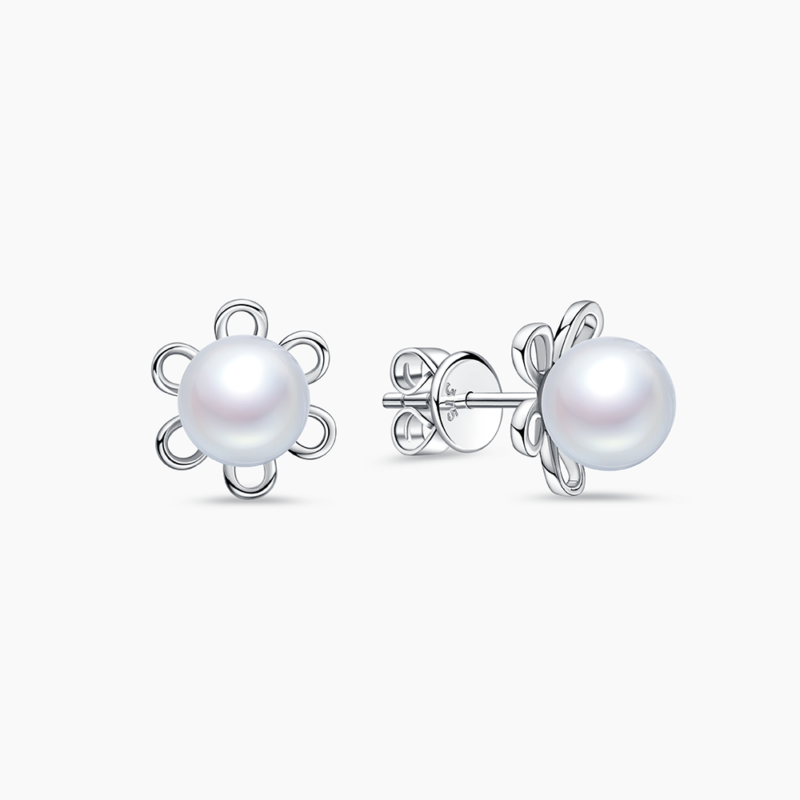 Buy 18K White Gold Plated grapes wine Pearl earrings Online at Best Prices  in India  JioMart