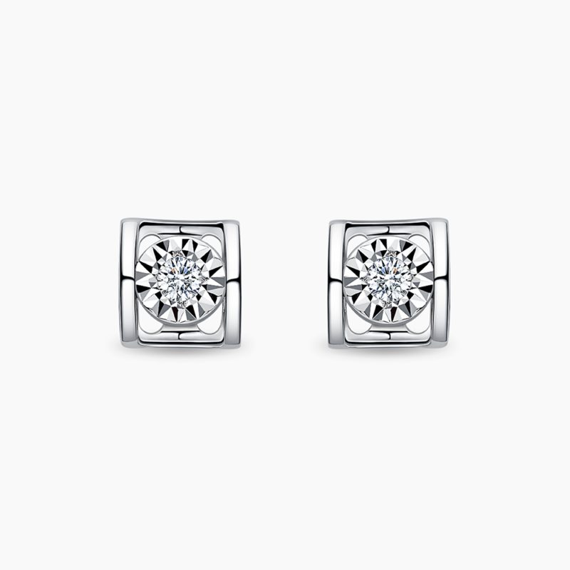 lazo diamond earring